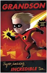 Disney The Incredibles Verjaardagskaart Kleinzoon Disney The Incredibles Feestartikelen Magic Moments For Kids
