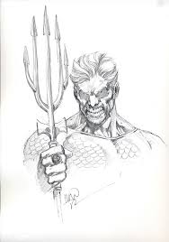 Aquaman Black Lantern In Gabriele C S Ivan Reis Comic Art Gallery Room Comics Artwork Drawing Superheroes Dc Comics Art