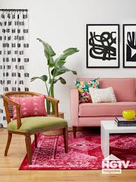A Girly Living Room Featured In Hgtv Magazine Small Apartment Living Room Apartment Living Room Small Apartment Living