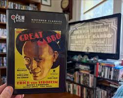 Just watched: The Great Gabbo (1929). This early horror film may be the  first one to show a mentally unstable ventriloquist (the great Erich Von  Stroheim) falling victim to his dummy; and