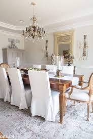 Drexel table & 6 chairs, 2 leaves: Lightening Up The Dining Room With A Diy Chalk Painted China Cabinet
