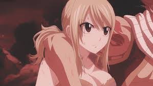 Résultat de recherche d'images pour "natsu et lucy gif"