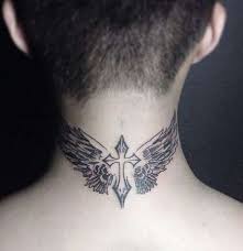 Tattoo Back Of Neck Cross 58 Ideas For 2019 Back Of Neck Tattoo Back Of Neck Tattoo Men Neck Tattoo