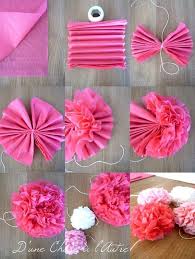 Wedding Time 2 Les Fleurs Pivoines En Serviette D Une Chose A L Autre Pivoines En Papier Tuto Fleurs En Papier Tutoriel Fleur En Papier