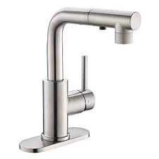 Bathroom sink faucets at menards®. Crea Kitchen Faucets With Pull Out Sprayer Touch On Bathroom Sink Faucets Mini Bar Prep Faucet With Magnetic Docking Single Handle 3 Or 1 Hole Kitchen Bathroom Farmhouse Utility Faucet Brush Nickel