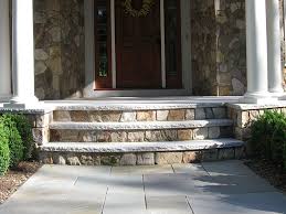 Indiana limestone steps have a snapped face with a 6″ rise. Stone Stair Treads Bluestone Limestone Granite Massachusetts Landscape Depot