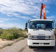The Isuzu FTR Derate Crane Truck delivers the power ...