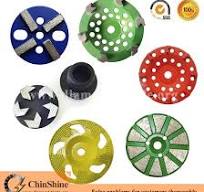Arrow Segmented Diamond Plug Concrete Floor Grinding Disc for Terrco Grinder