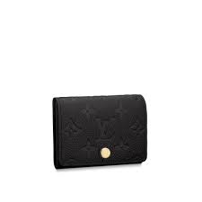 Sooez metal business card holder for men women, business card case slim design pocket card holders name card holder box credit card carrier stainless steel black. Business Card Holder Monogram Empreinte Leather Wallets And Small Leather Goods Louis Vuitton