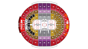 Arena Map Canadian Tire Centre
