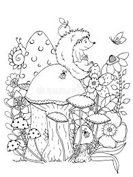 This hedgehogs coloring book for men, women and teens is great for the hedgehogs lover or someone who just likes to relax coloring. Vector Illustration Zentangl Doodle Hedgehog Coloring Page Anti Stress For Adults Black White Stock Vector Illustration Of Dudling Autumn 87715261