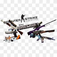 Pistol, shotgun, assault rifle, standard rifle, grenade launcher, bazooka, and minigun. Minecraft Curseforge Csgo Guns Mod Clipart 781823 Pikpng