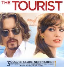 The Tourist 2010 PG-13 thriller movie, new DVD, Angelina Jolie, Johnny Depp 