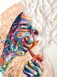 Mesmerizing Paper Art Made From Strips Of Colored Paper By Yulia Brodskaya Quilled Paper Art Art Quilts Paper Artwork