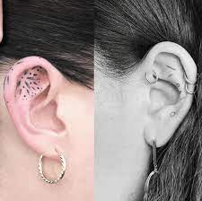 The black and red is totally the aspect of the joker. 20 Ear Tattoos And Designs For 2021 Behind The Ear Tattoo Ideas