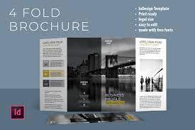 Pick one of our custom poster templates, edit with your details and download. Four Fold Brochure Indesign Template Creative Market
