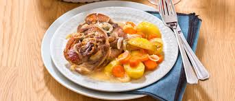 Osso Bucco De Dinde Facon Baeckeoffe La Recette D Aldi Recette Dinde Recette De Plat Recette