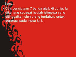Hallo guys, kali ini aku mau berbagi info lagi tentang 7 keajaiban dunia baru. Pusat Teknologi Komunikasi Pembangunan Insan Ptkpi Euw 233