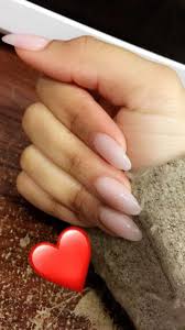 Some of the best natural nail designs feature a touch of glitter. You Should Stay Updated With Latest Nail Art Designs Nail Colors Acrylic Nails Coffin Nails Almond Nails Stiletto Nai Almond Acrylic Nails Nails Diy Nails