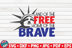 If you have any problems with the files, please contact me. 3 Land Of The Free Svg Designs Graphics