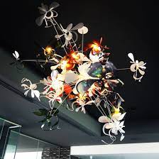 Led X 14 G4 Globes Behind Each One Of A Kind Hand Dyed Orchid Flower Hotel Foyer Queensland Orchid Flower Halloween Wreath Hotel Foyer