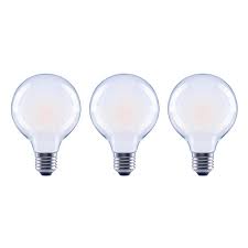 Ecosmart 60 Watt Equivalent G25 Dimmable Energy Star Frosted Glass Filament Vintage Edison Led Light Bulb Bright White 3 Pack Fg 03235 The Home Depot Led Light Bulb Light Bulb Led Light Bulbs
