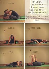 Yin Yoga Hips And Spine 30 Min Use The Sequence Card Or The Video Yin Yoga Sequence Yin Yoga Yoga Benefits