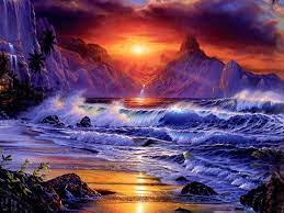 Wakpaper Com Ocean Wallpaper Sunset Wallpaper Ocean Sunset