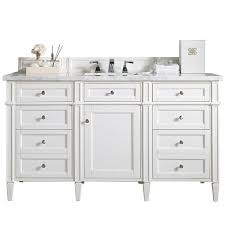 Brittany 60 In 2020 White Bathroom Storage Single Bathroom Vanity Single Sink Bathroom Vanity
