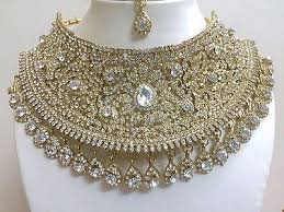 Black And Gold Jewelry Set Indian Bollywood Style Fashion Gold Plated Bridal Jewelry Necklace Set Bridal Jewelry Necklace Indian Wedding Jewelry Bridal Fashion Jewelry
