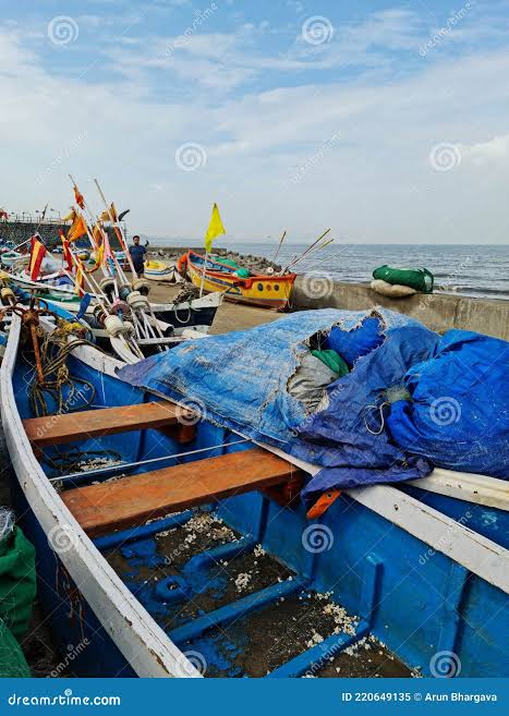 Colorful Fishing Boat Pulled on Sea Shore Jetty in Mumbai Editorial Image - Image of fishing, rough: 220649135