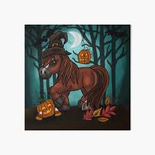 Le grignoter a été un bienfait, pourtant les documents comme le mâcher ont été un peu révélateurs de nos nouvelles connaissances. Impression Rigide Halloween Pony 3 Couleur De Cheval Personnalisable Par Rogueanimals Redbubble