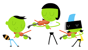 Pbs kids dot logo (greatest quality). Pbs Kids Gif Dot Dee And Del Playing Violins By Luxoveggiedude9302 On Deviantart
