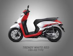 Honda Genio 110 Warna Trendy White Red Honda Honda Civic Sedan