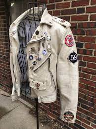 Motorcycle Jacket White Custom Union Jack Etsy Motorcycle Jacket Mens Leather Jacket Men Style Harley Davidson Jacket Men