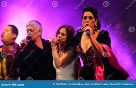 Meksykański żeńskich Piosenkarzów Eugenia Leon, Pat Cantu I Regina Orozco,  Zdjęcie Stock Editorial