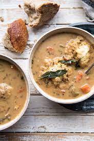 One Pot Chicken And Sage Dumplings Half Baked Harvest Recipe Half Baked Harvest Recipes Recipes Food