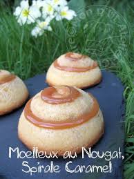Moelleux Au Nougat Spirale Caramel Beurre Sale Tartines Desserts Moelleux Sauce Sucree Desserts Fantaisie