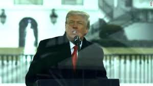 On the broadcast side, all three networks carried trump's speech, with it running during east coast evening news. Hear What Donald Trump Told Crowd Before Riot At Capitol Cnn Video