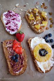 Fancy Breakfast Toast Four Ways Recipe Fancy Breakfast Breakfast Toast Breakfast Recipes Easy Quick