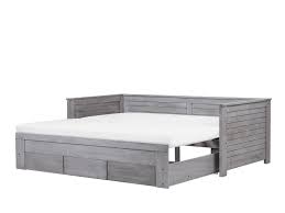 Mit verspielten details an den seitenteilen und geschwungenen elementen unterstreichen die betten den romantischen stil. Tagesbett Ausziehbar Holz Grau Lattenrost 90 X 200 Cm Cahors Kauf Ohne Risiko Auf Rechnung Mit 100 Tage Ruckgaberecht