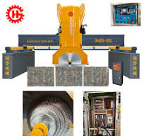 Six Pillars Multi-Blade Siemens PLC Control Heavy Gantry Stone Cutting  Machine