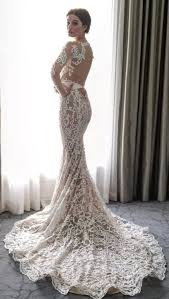 Sheer Embroidered Long Sleeve Wedding Dress Modwedding Formal Dresses For Weddings Wedding Dress Inspiration Bridal Dresses
