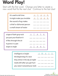 Word Play Worksheet Education Com Education Quotes For Teachers Spelling Worksheets Quotes For Students