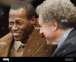 Robert Clark, left, smiles in Cobb Superior Court, Thursday afternoon, Dec.  8, 2005, in Marietta Ga., after being exhonerated of a rape conviction  after spending 24 years in prison. DNA tests cleared
