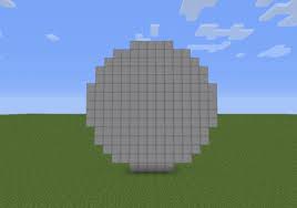 Every object is a solid block, or made of solid blocks. How To Build Circles Spheres