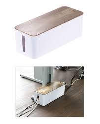 Pittoresque boite cache cable ikea sehitak com. Boites Pour Multiprises Aspect Bois 39 Cm Fr Pearl Ch