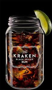 Just 3 ingredients and a glass full of ice is needed for this spicy refreshing cocktail! 14 Kraken And Dark Rum Cocktails Ideas Rum Drinks Rum Rum Recipes
