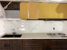 數位噴繪大理石廚房玻璃 kitchen cabinets home decor kitchen