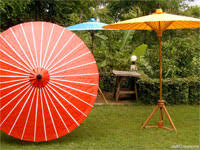 patio parasols and garden umbrellas